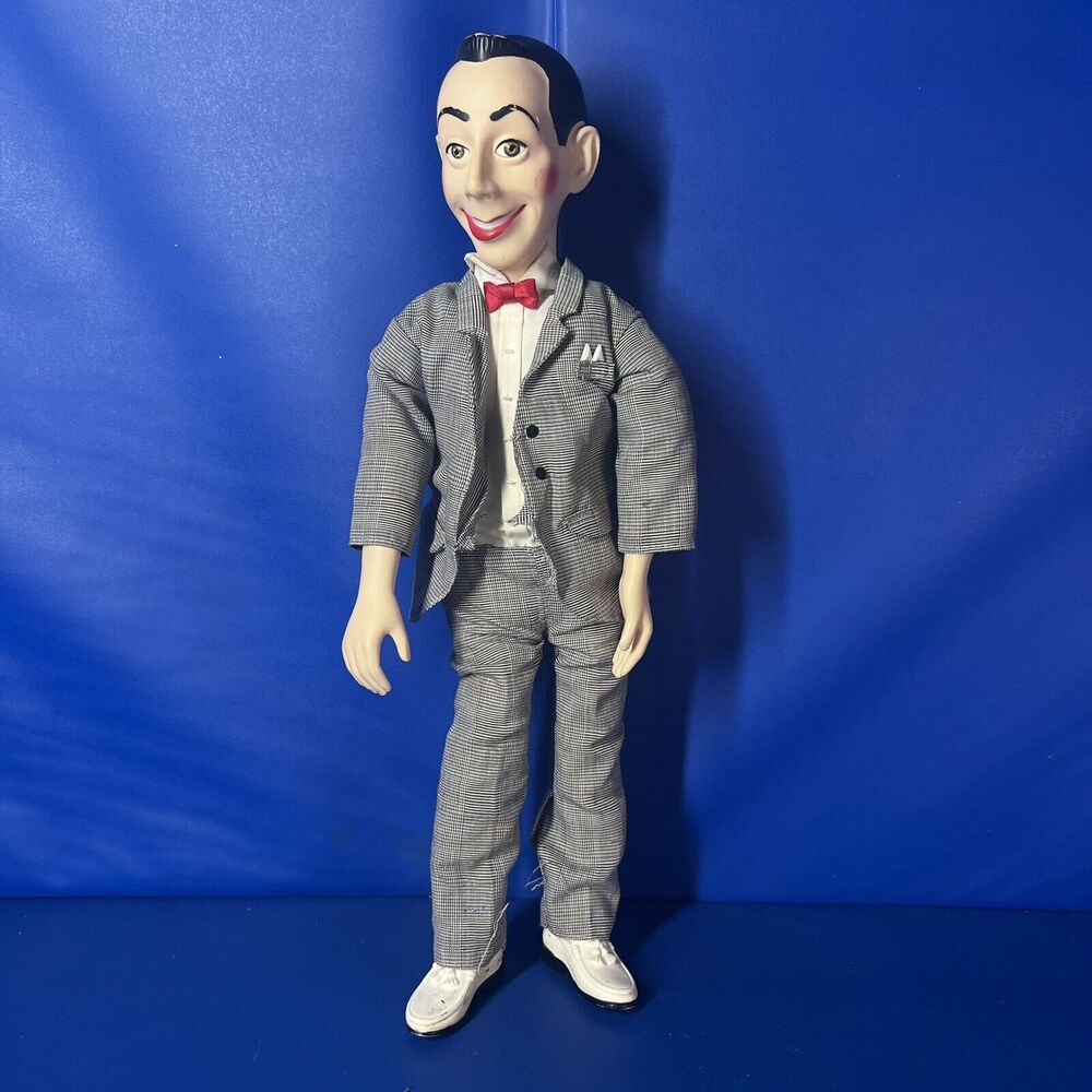 Vintage 1987 Pee Wee Herman Doll Talking Pull String (read)